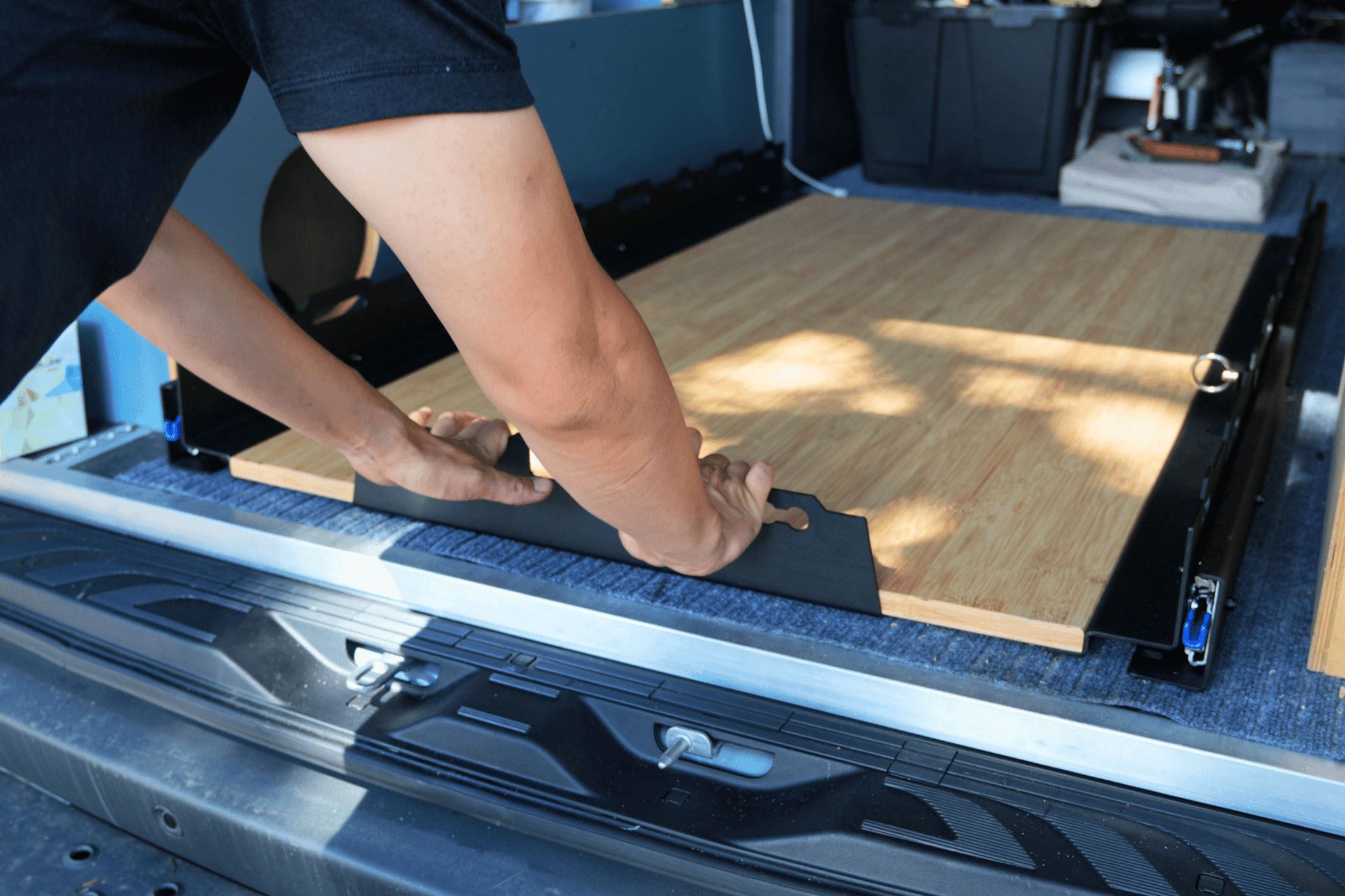 DIY Pull Out Tray 60" - Out There Vans, LLC