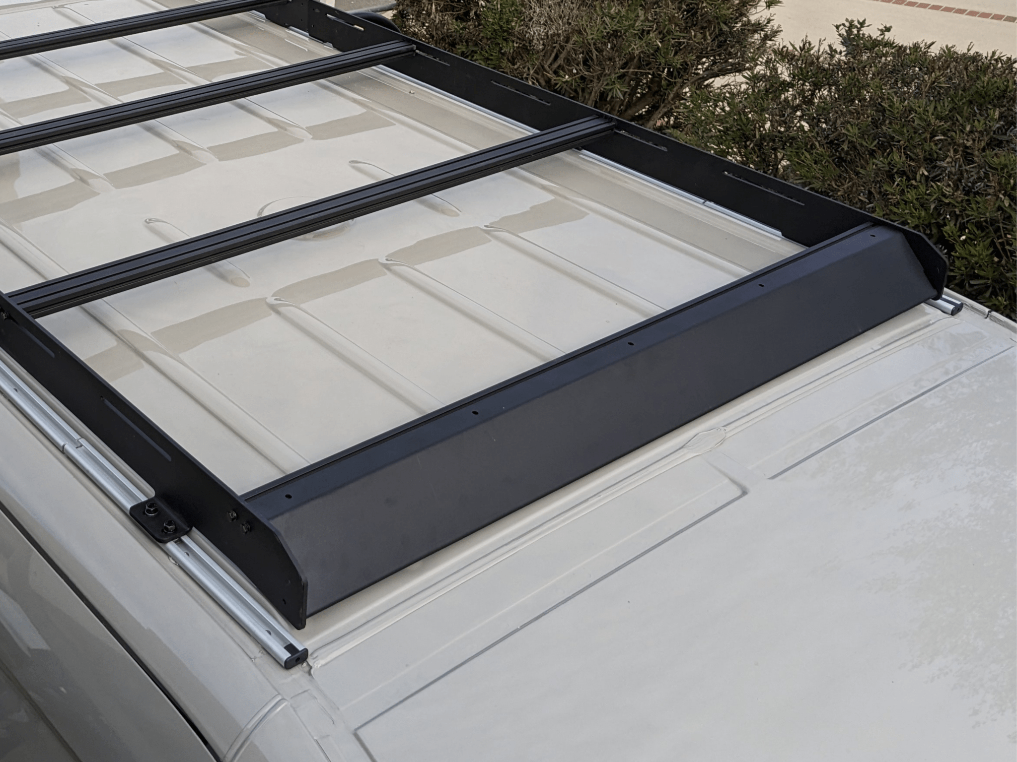 Front Fairing High Roof - Stealth High Roof Rack - Out There Vans, LLC