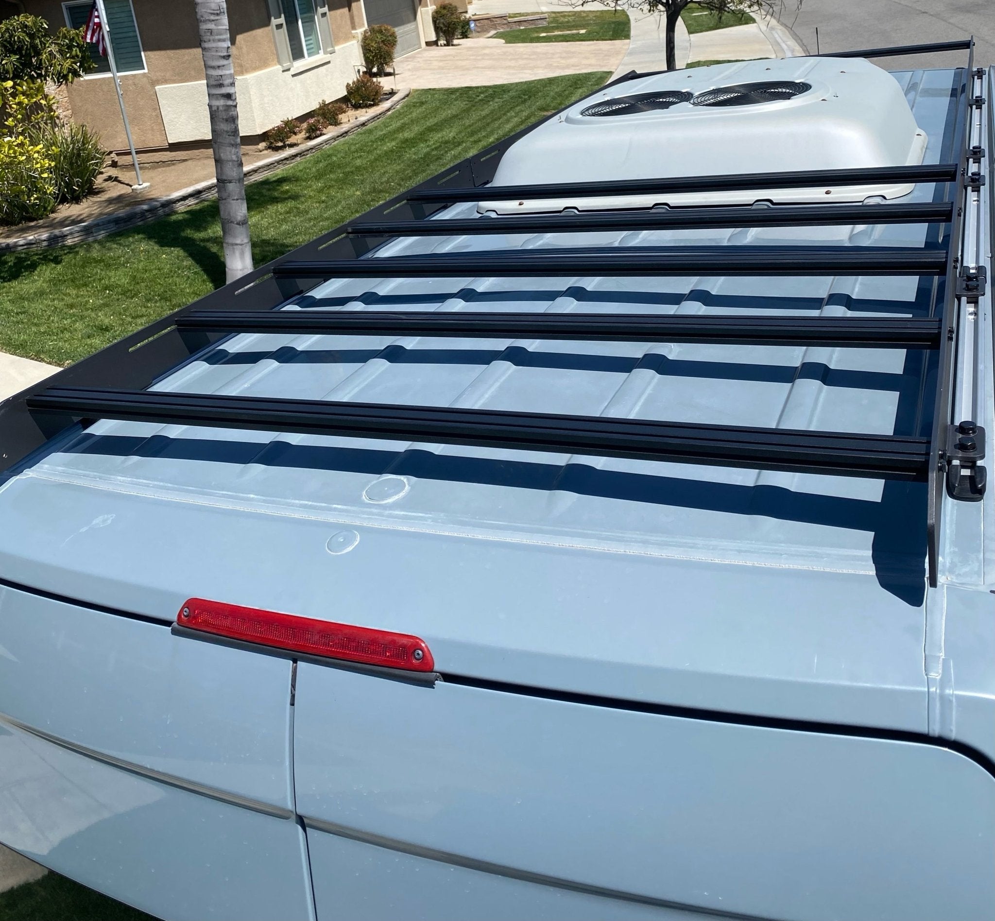 Sprinter 144" High Roof Stealth Roof Rack - Out There Vans, LLC