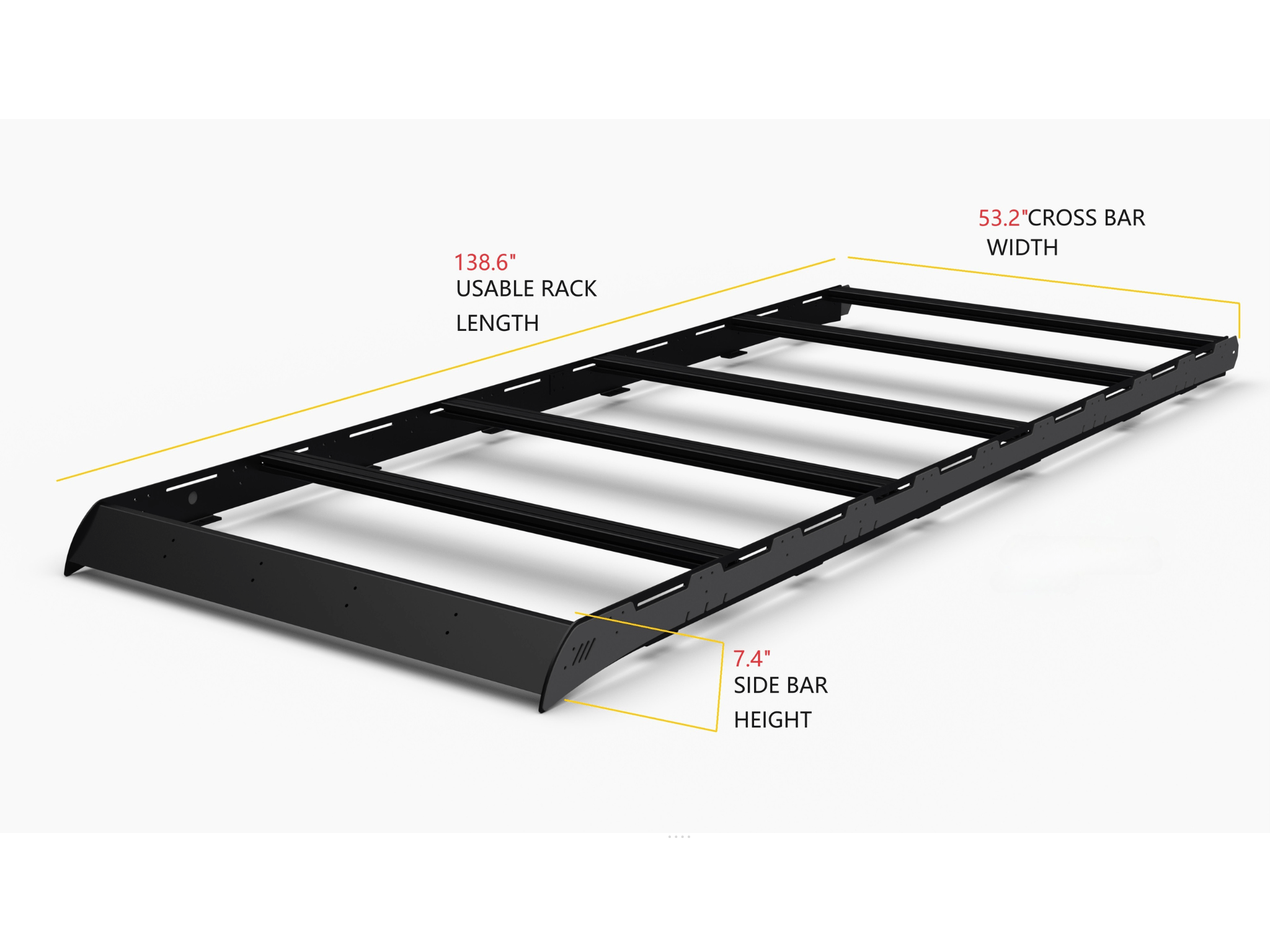 Sprinter 144" High Roof Strata Roof Rack - Out There Vans, LLC