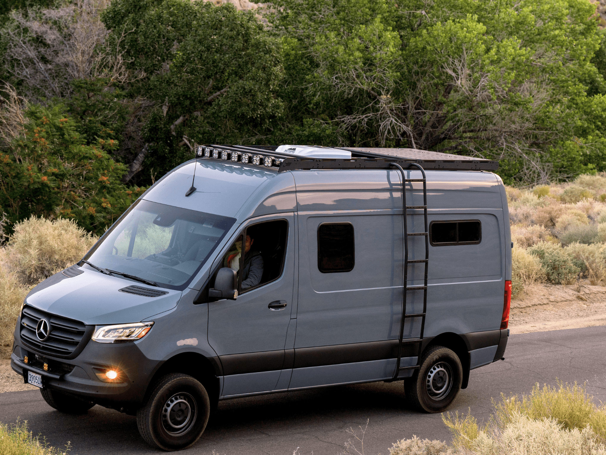 Sprinter 144" High Roof Strata Roof Rack - Out There Vans, LLC