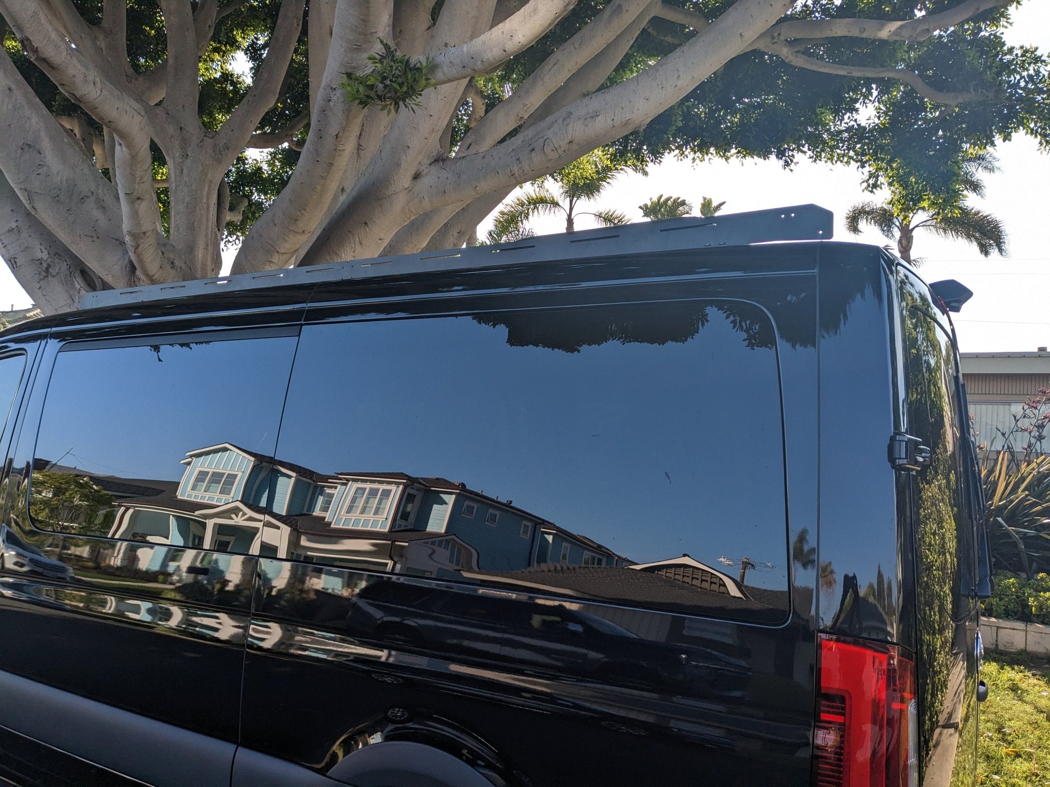 Sprinter 144" Low Roof Stealth Roof Rack - Out There Vans, LLC