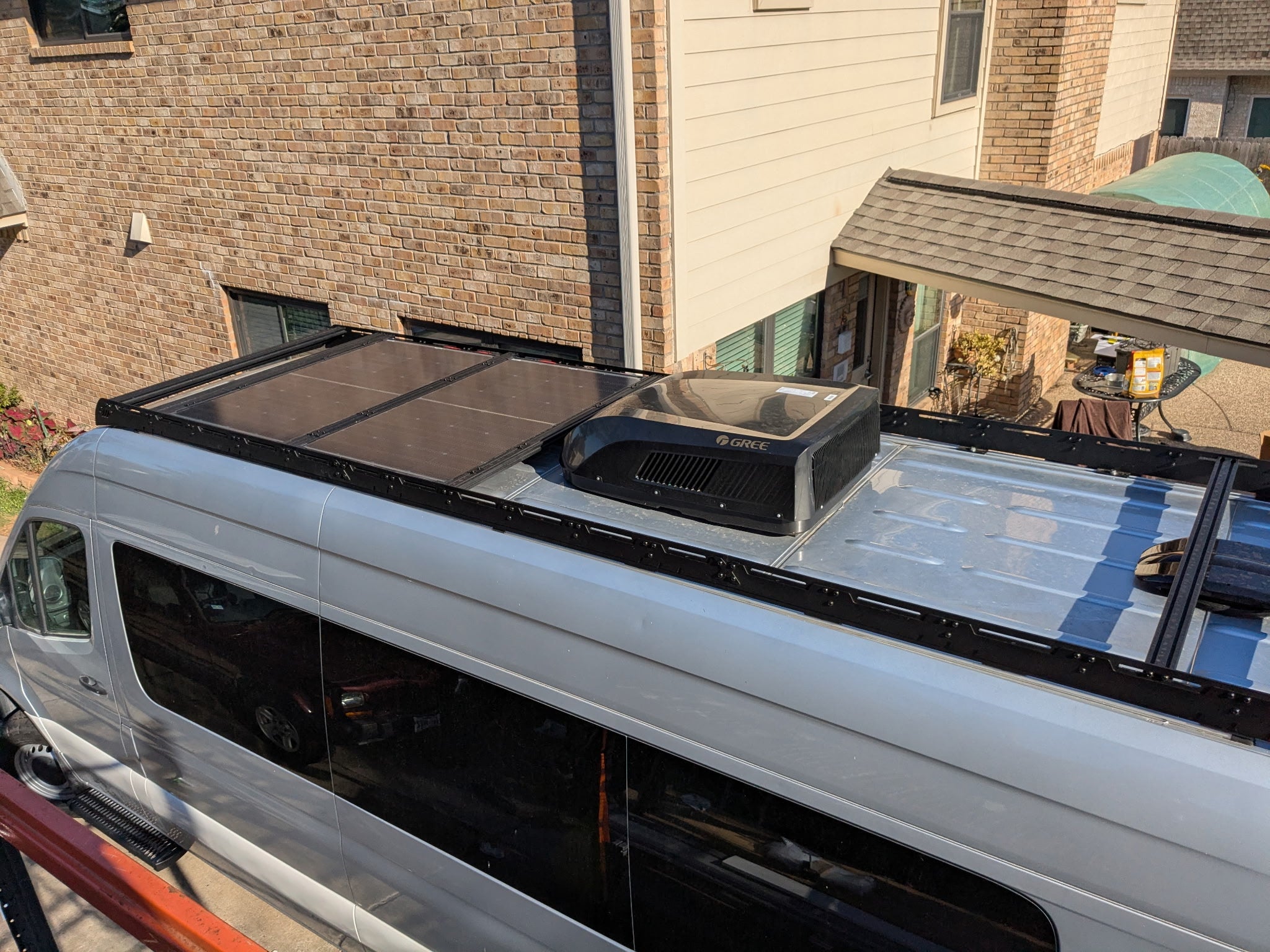 Sprinter 170" EXT High Roof Strata Roof Rack - Out There Vans, LLC