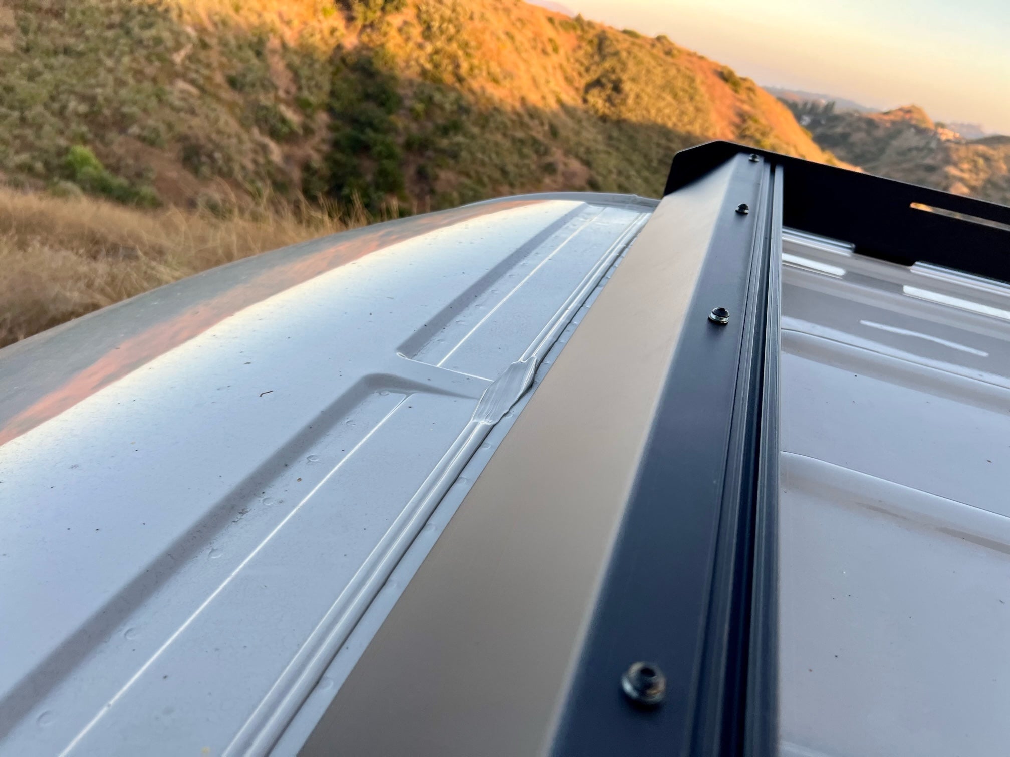 Sprinter 170" High Roof Stealth Roof Rack - Out There Vans, LLC