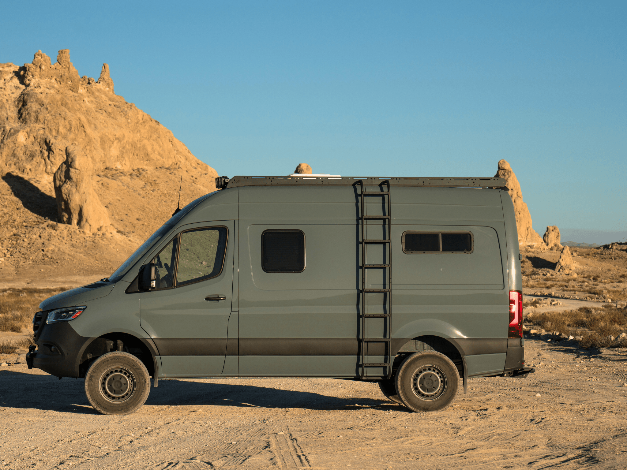 Sprinter 170" High Roof Strata Roof Rack - Out There Vans, LLC