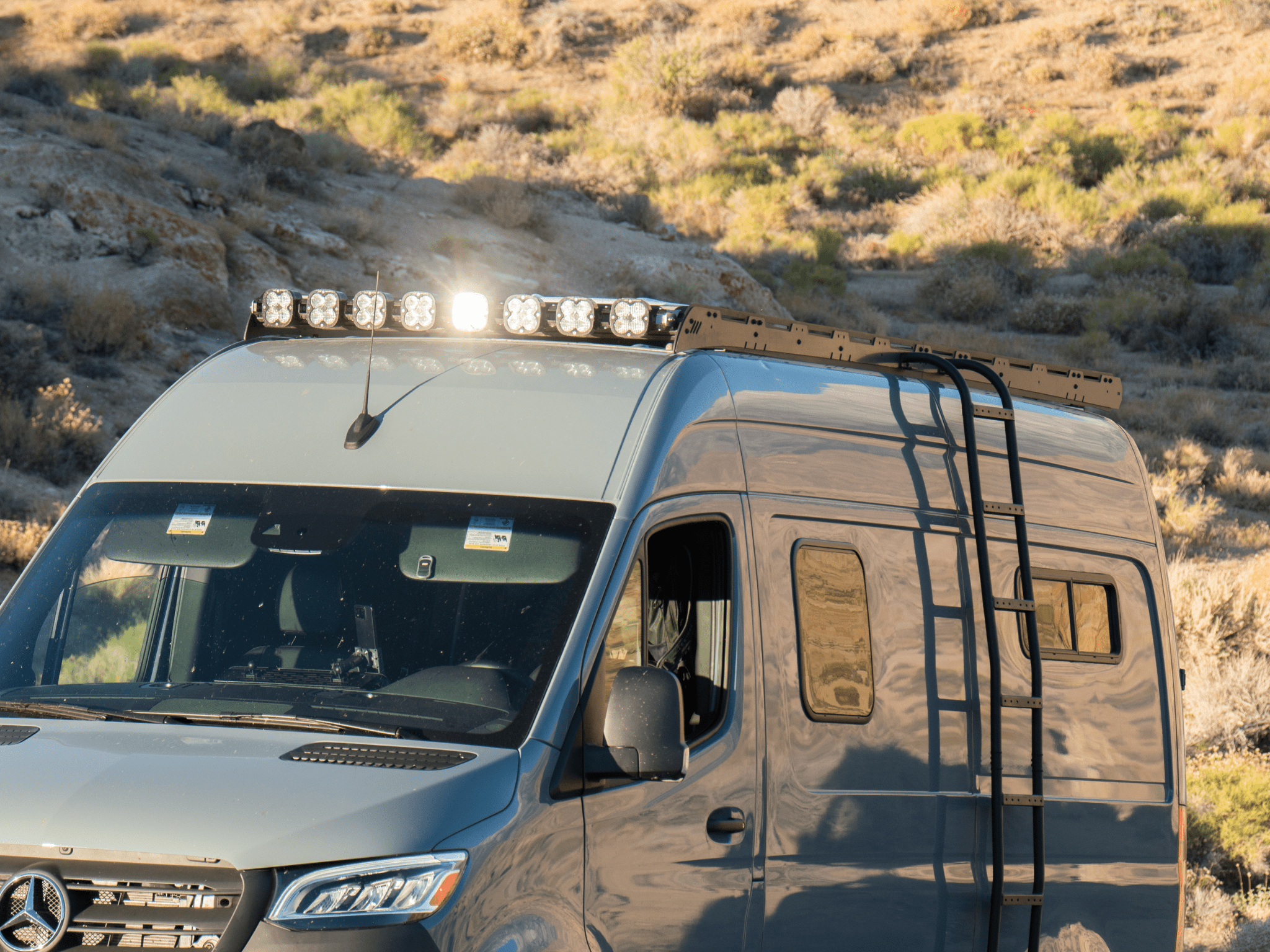 Sprinter 170" High Roof Strata Roof Rack - Out There Vans, LLC