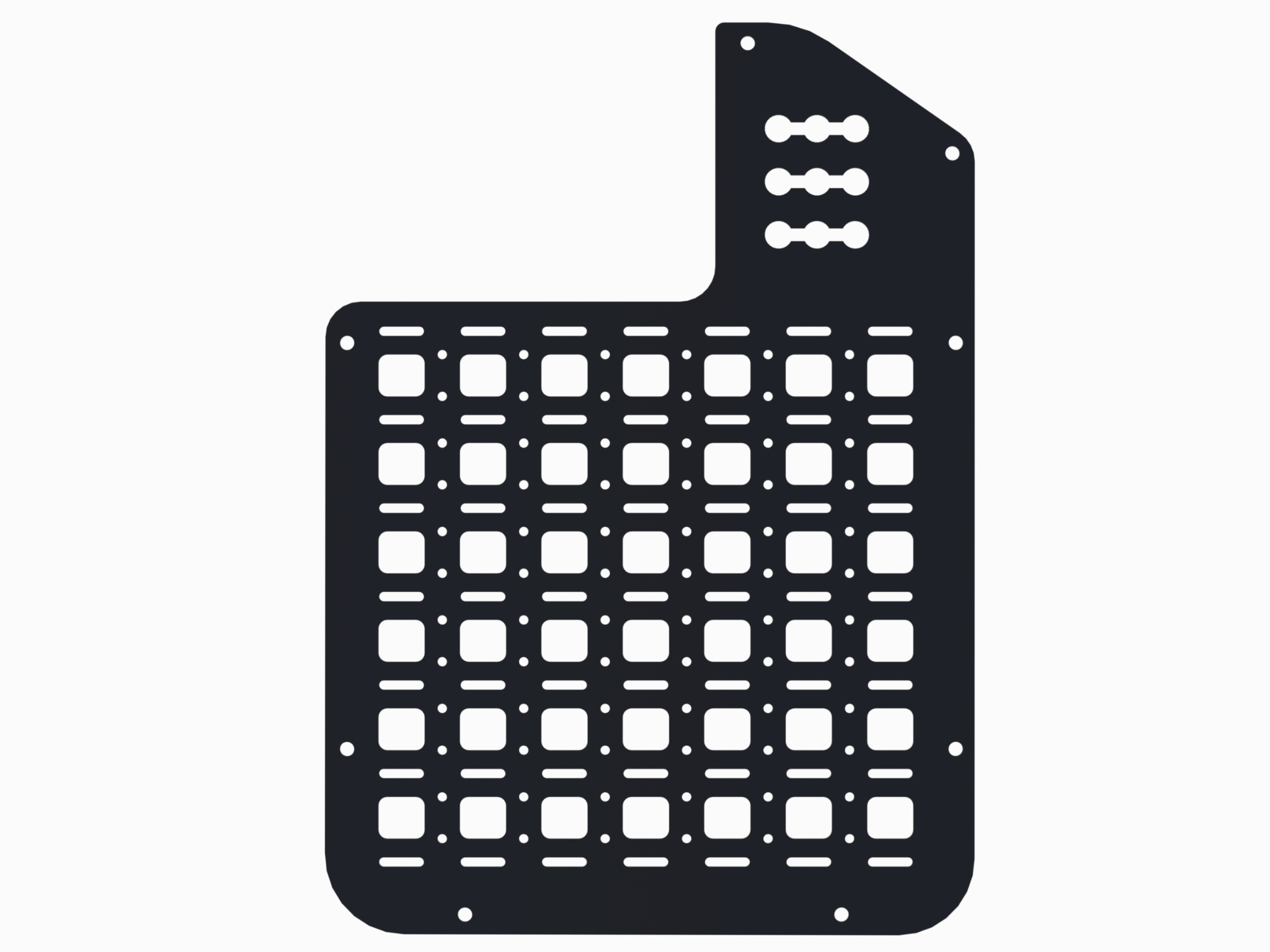 Sprinter Rear Door Molle Panel - Out There Vans, LLC