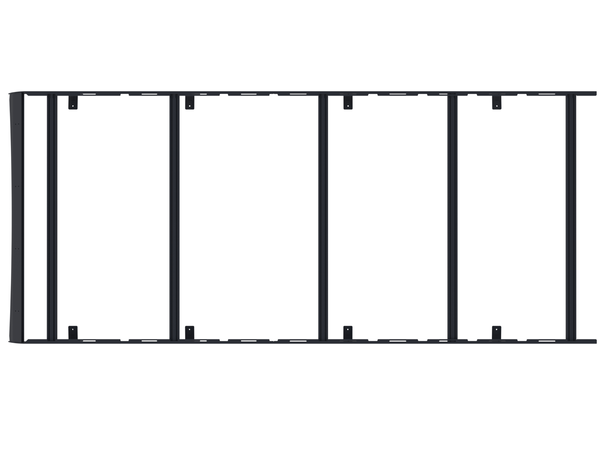 Transit Van 148" High Roof Ext Strata Roof Rack - Out There Vans, LLC