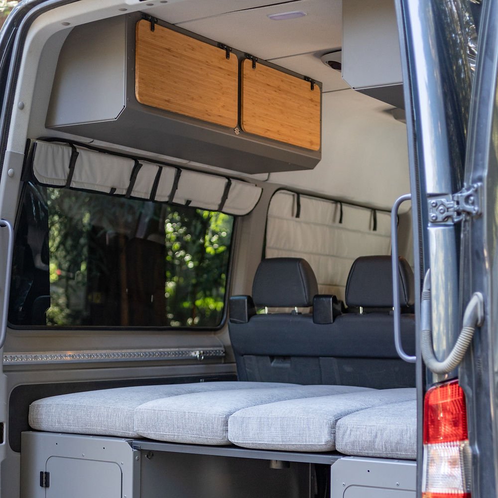VanEssential Mercedes Sprinter Passenger Van Rear QTR Window Cover - Out There Vans, LLC