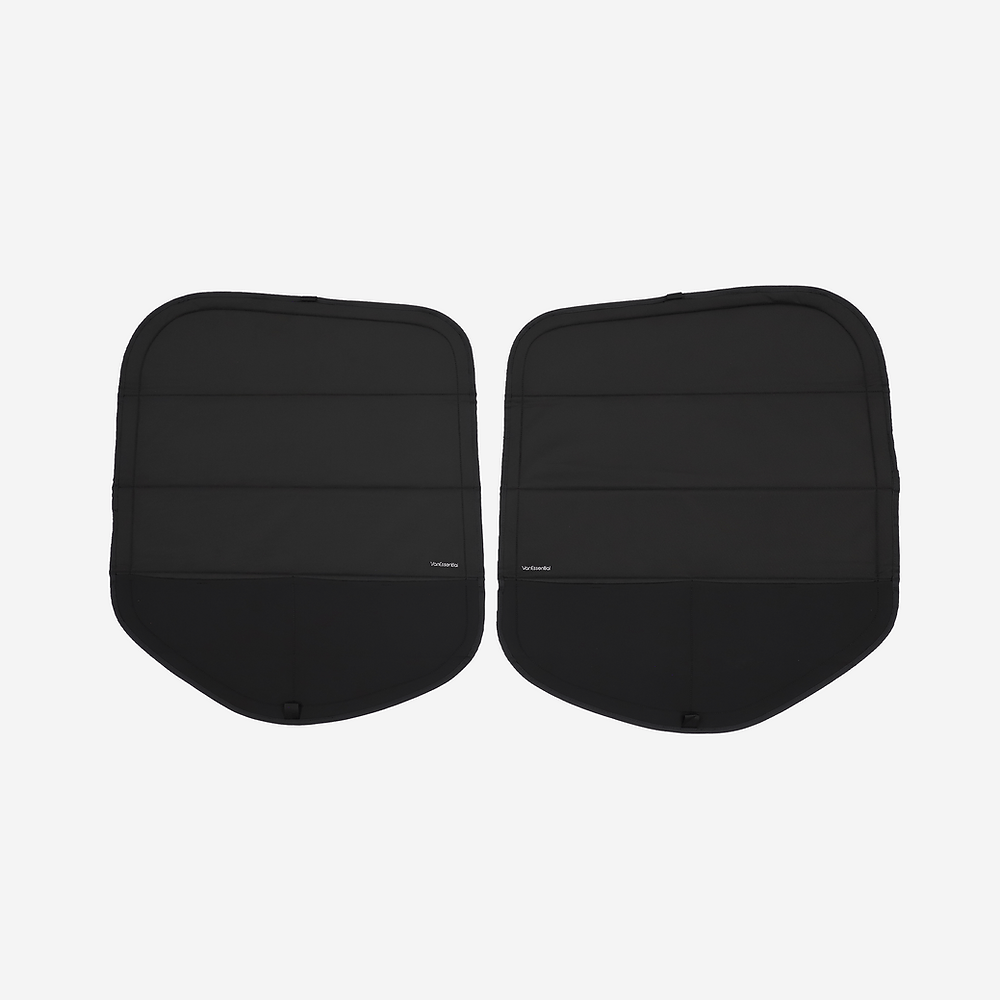 VanEssential Mercedes Sprinter Rear Door Window Covers (Pair) - Out There Vans, LLC