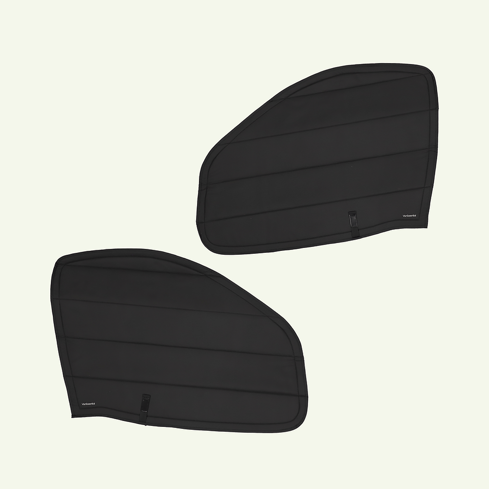 VanEssential Ram ProMaster Front Door Window Covers (Pair) - Out There Vans, LLC