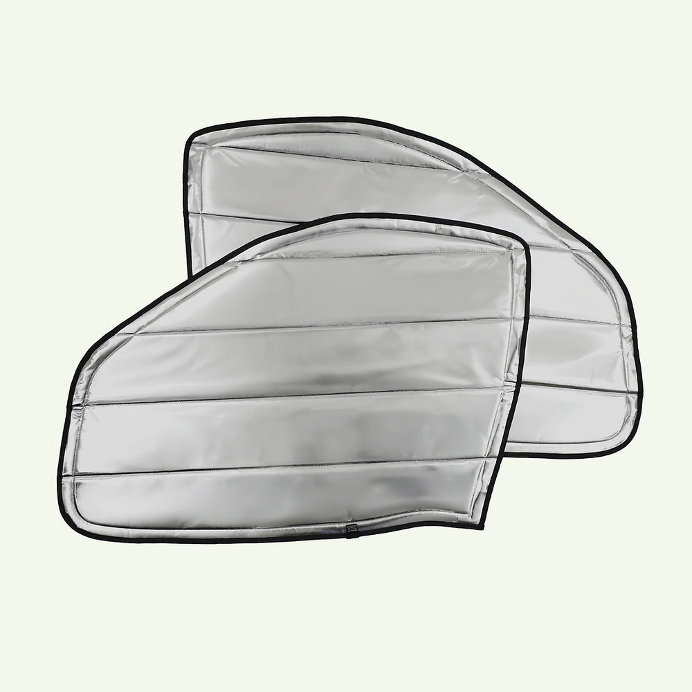 VanEssential Ram ProMaster Front Door Window Covers (Pair) - Out There Vans, LLC