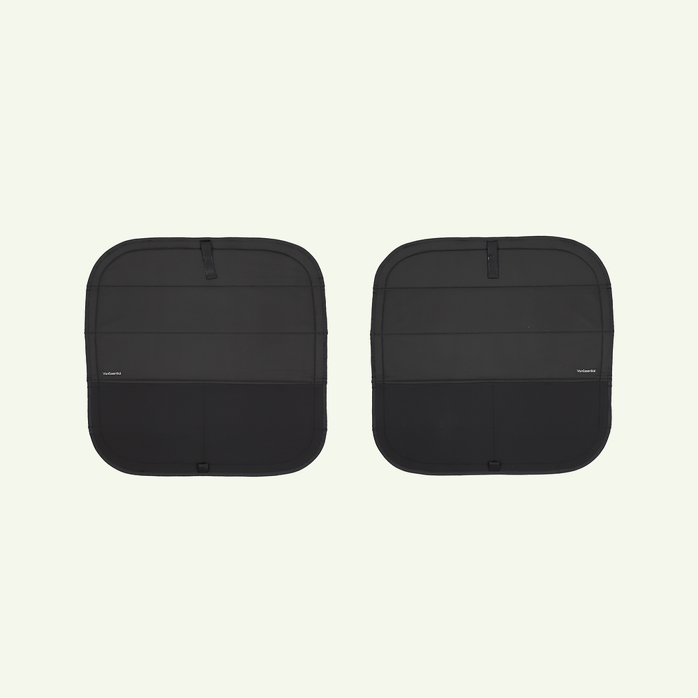 VanEssential Ram ProMaster Rear Door Window Covers (Pair) - Out There Vans, LLC