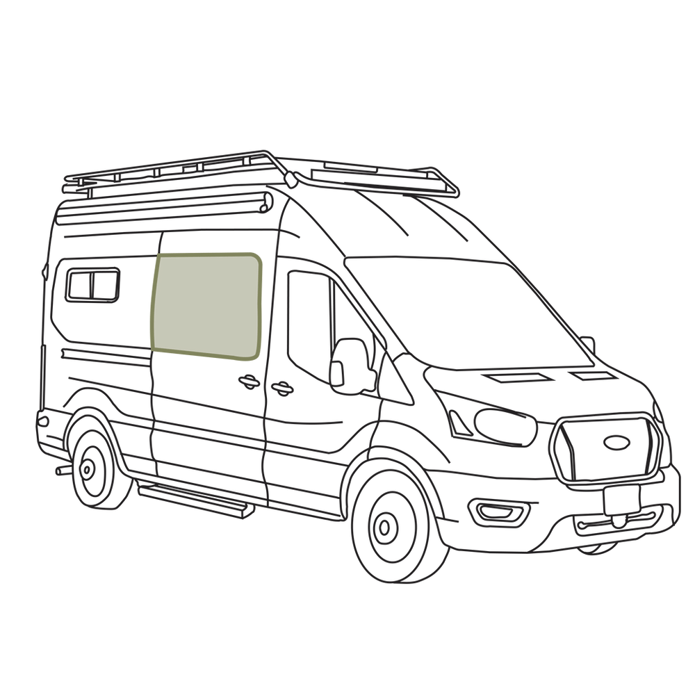 Transit Window Covers - Out There Vans, LLC