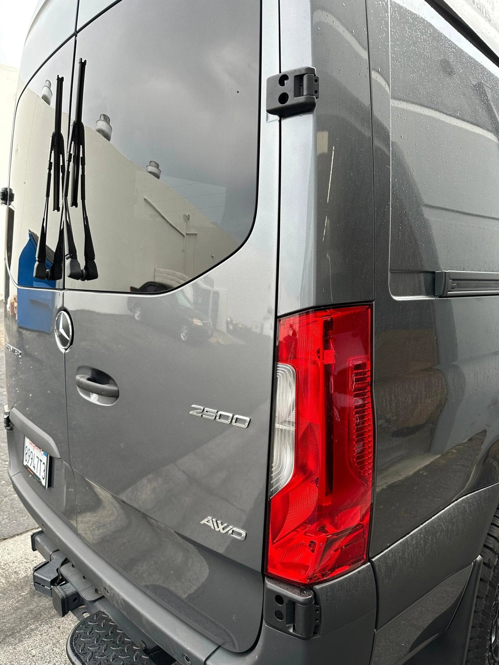 2019+ Sprinter 180° Rear Door Hinges - Out There Vans, LLC