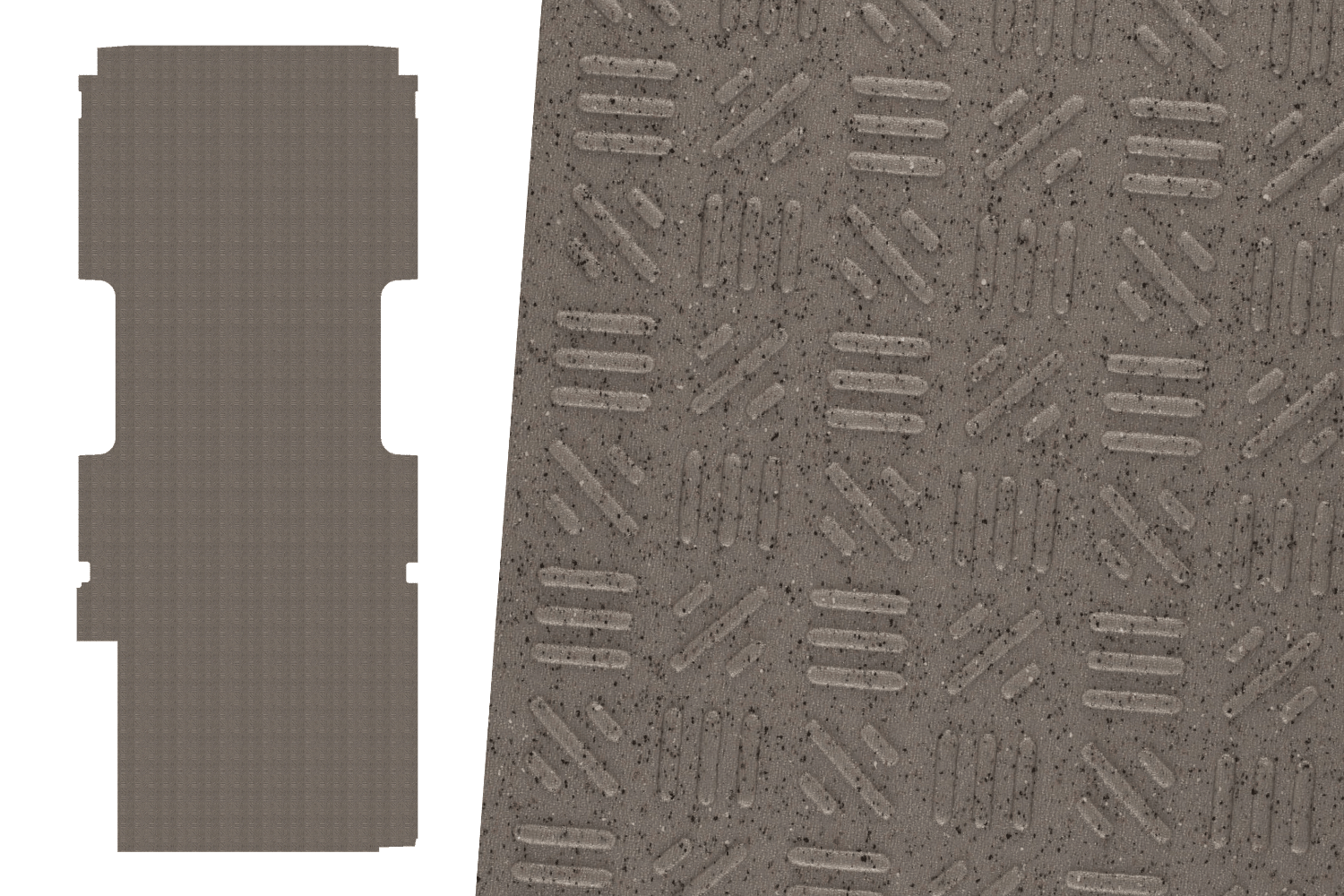 2tec2 / Lonseal Pre-cut Van Flooring 2015+ Ford Transit - Out There Vans