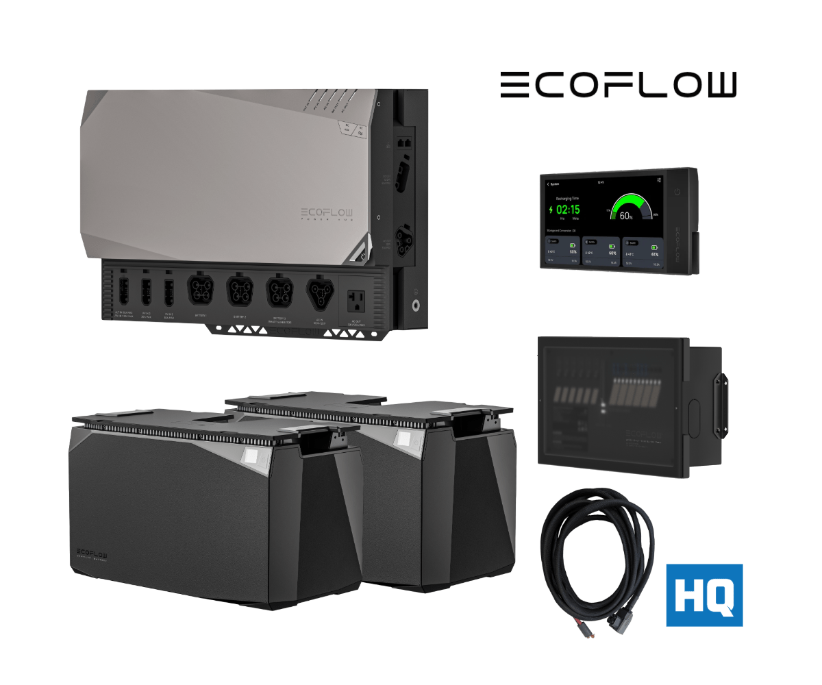 3.6 kW EcoFlow Power Kit (10 kWh) - Out There Vans, LLC