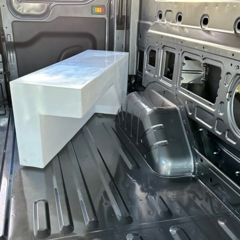 NW Conversions 24-Gallon Transit Wheel Well Water Tank - Left (TR-L-24)
