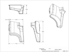 GoCode Ford Transit High Roof B Pillar Blob Covers (Pair)