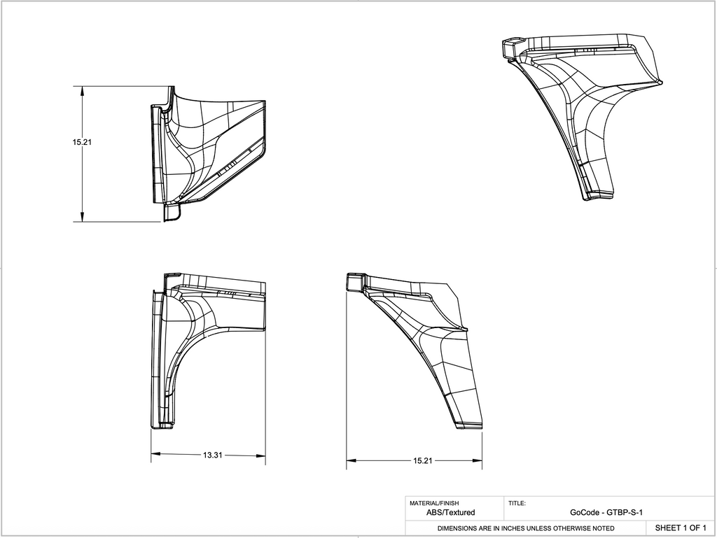 GoCode Mercedes Sprinter Front Trim Kit (B-Pillars + Slider Door)