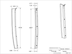 GoCode Sprinter D-Pillar Trim Kit (Rear Door Threshold)