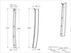 GoCode Sprinter D-Pillar Trim Kit (Rear Door Threshold)