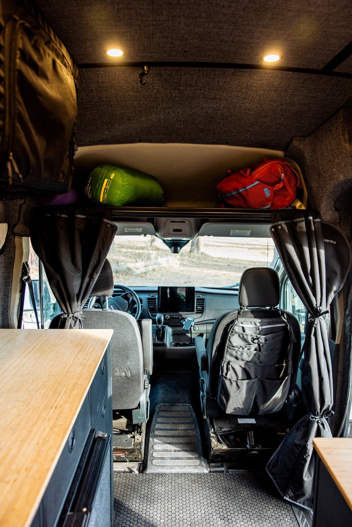VanEssential Ford Transit Headliner Shelf (2015+) | High Roof – Out ...