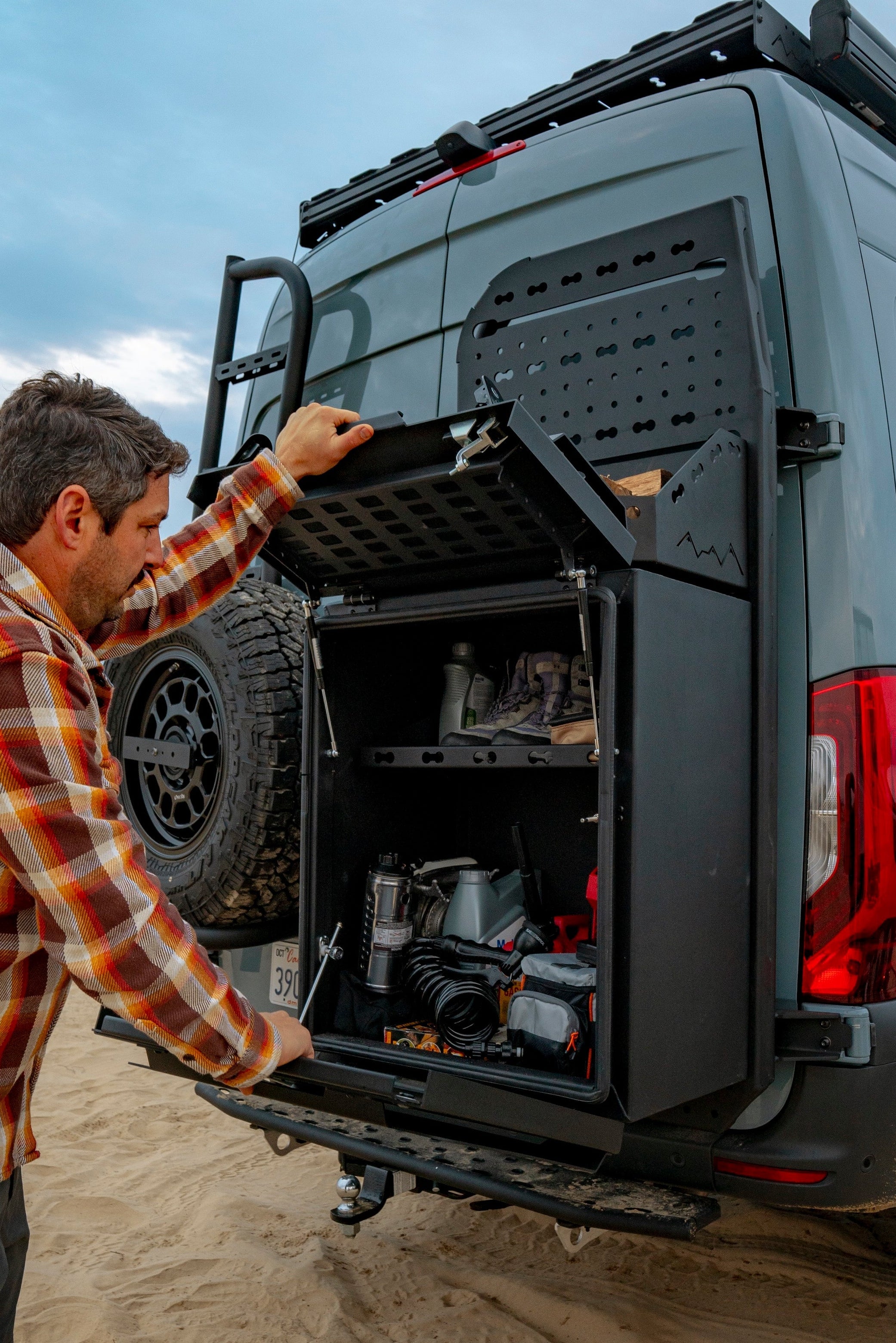 White Top Adventures Rear Door Atlas Storage Box