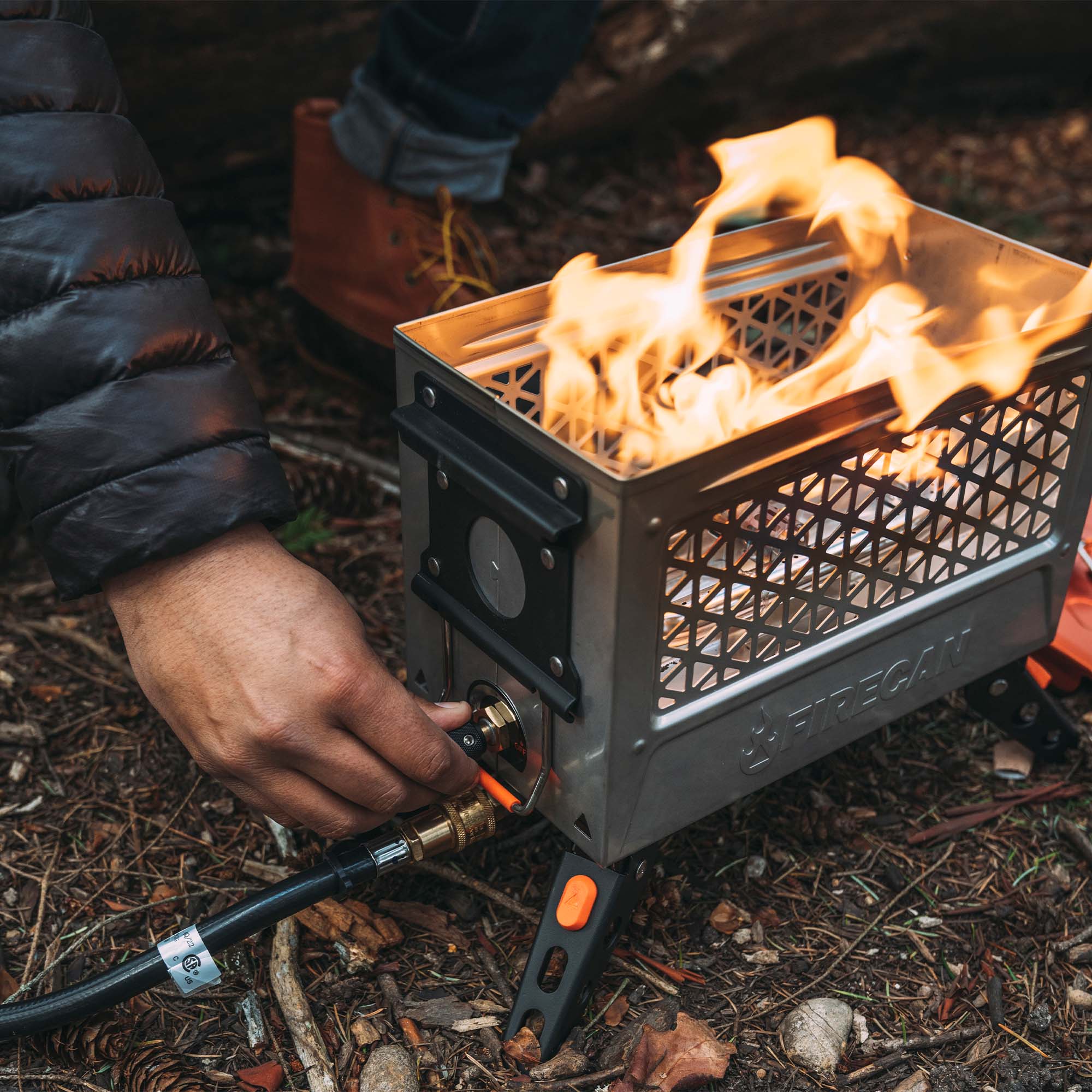 FireCan Elite Fire Pit - Out There Vans, LLC