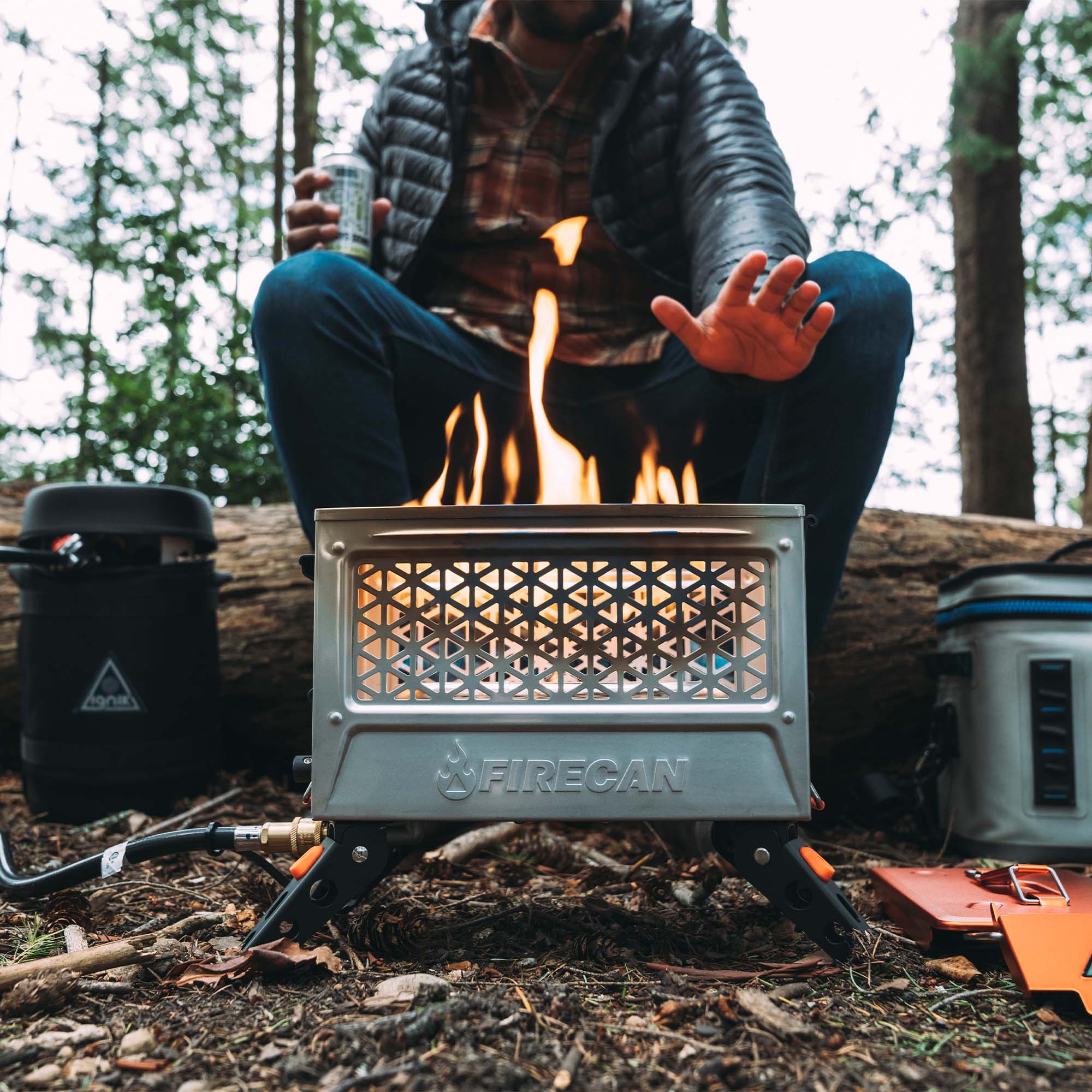 FireCan Elite Fire Pit - Out There Vans, LLC