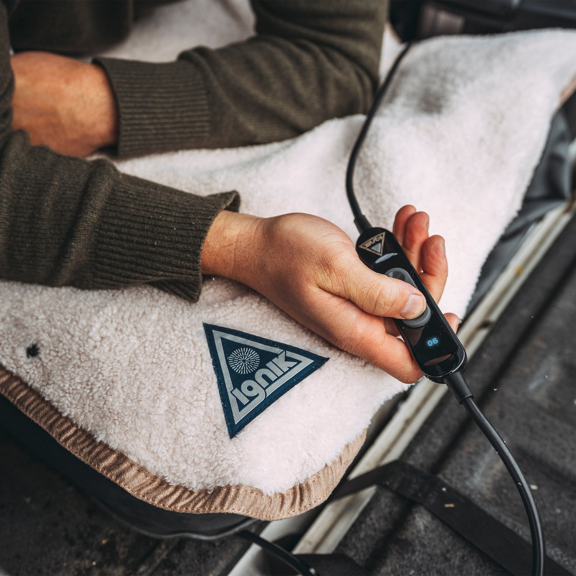 Flipside Fleece Heated Bed Cover - Out There Vans, LLC