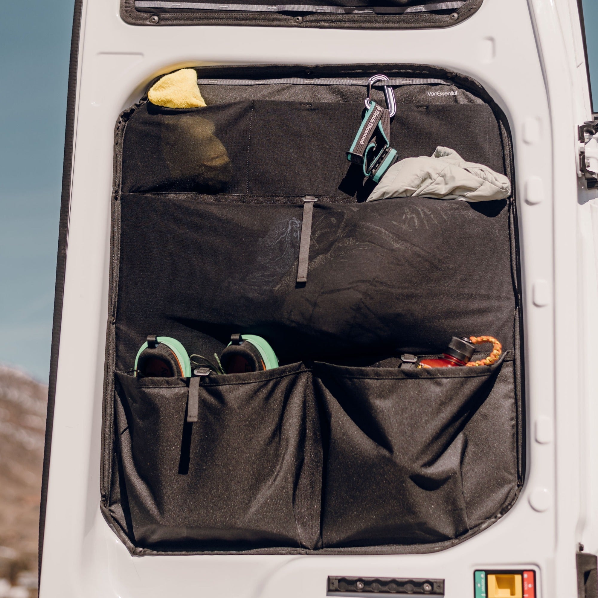 Ford Transit Middle Rear Door Storage Panels (Pair) - Out There Vans, LLC