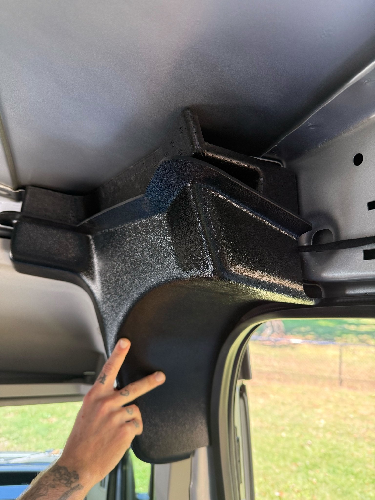 GoCode Ford Transit Mid Roof B Pillar Blob Covers - Out There Vans