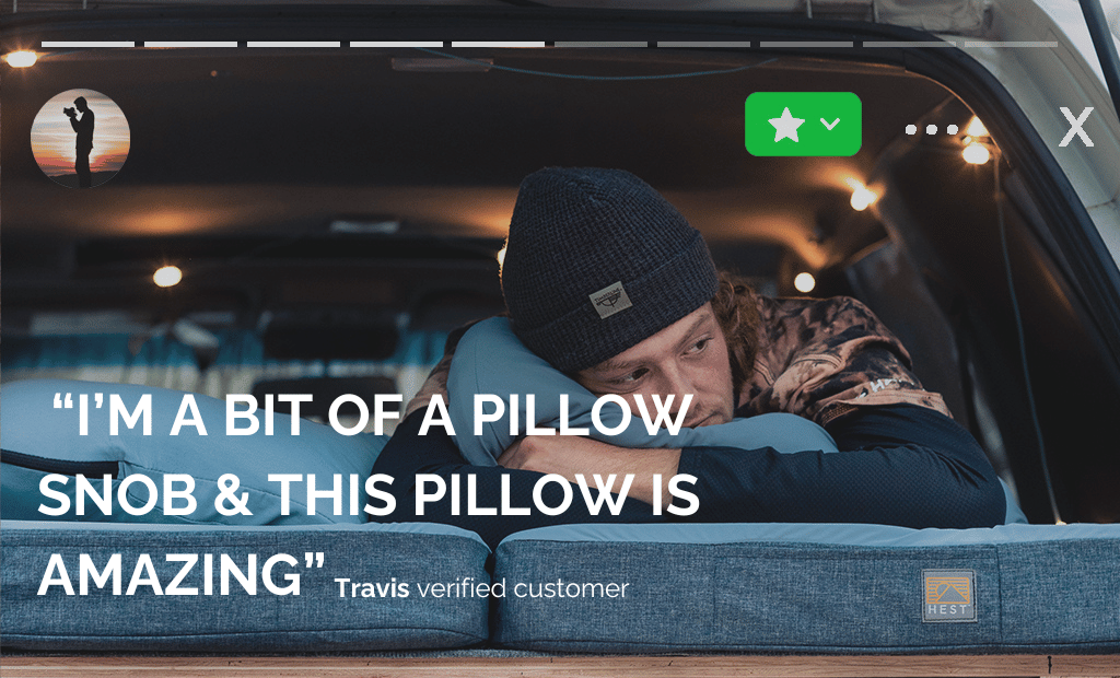 HEST Camp Pillow - Out There Vans, LLC