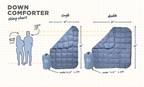 HEST Down Comforter - Out There Vans, LLC