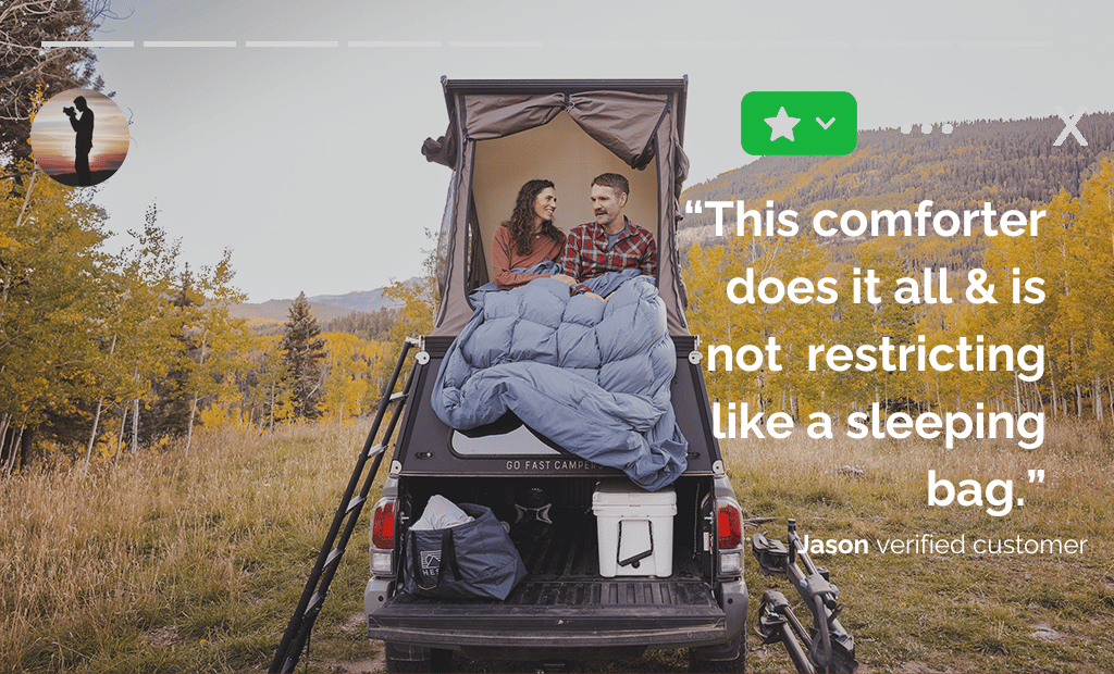 HEST Down Comforter - Out There Vans, LLC