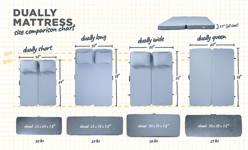 HEST Dually Mattress - Out There Vans, LLC