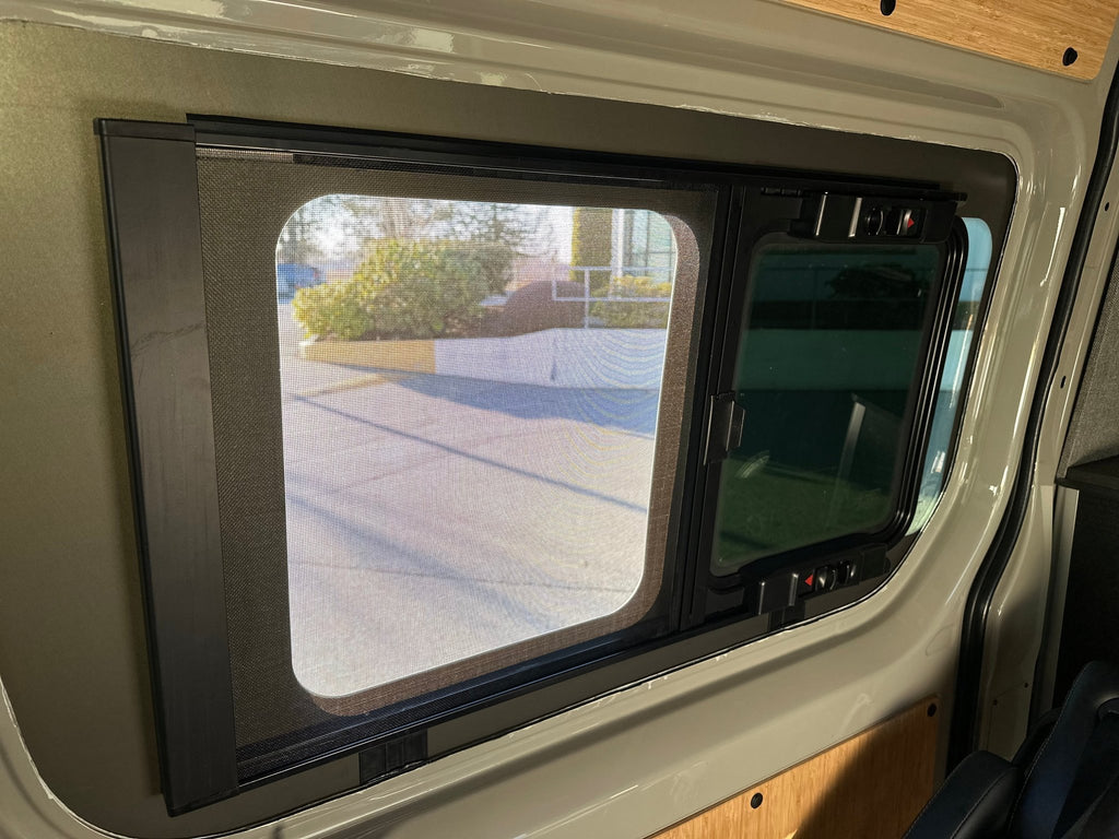 Mercedes Sprinter OEM Style Flush - Sliding Window - Out There Vans, LLC