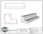 NW Conversions 11-Gallon Sprinter Undercarriage Water Tank (SP-UC-11) - Out There Vans