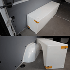 NW Conversions 20-Gallon Wheel Well Water Tank - Center (SP-C-20) - Out There Vans
