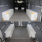 NW Conversions 20-Gallon Wheel Well Water Tank - Left (SP-L-20) - Out There Vans