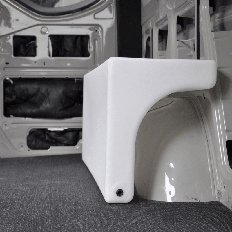NW Conversions 20-Gallon Wheel Well Water Tank - Left (SP-L-20) - Out There Vans