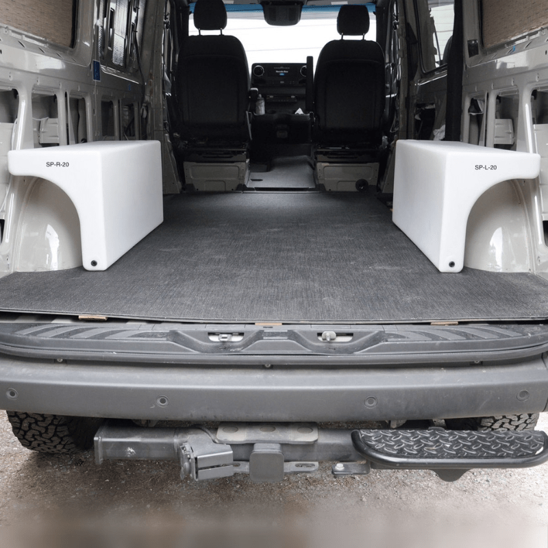 NW Conversions 20-Gallon Wheel Well Water Tank - Left (SP-L-20) - Out There Vans