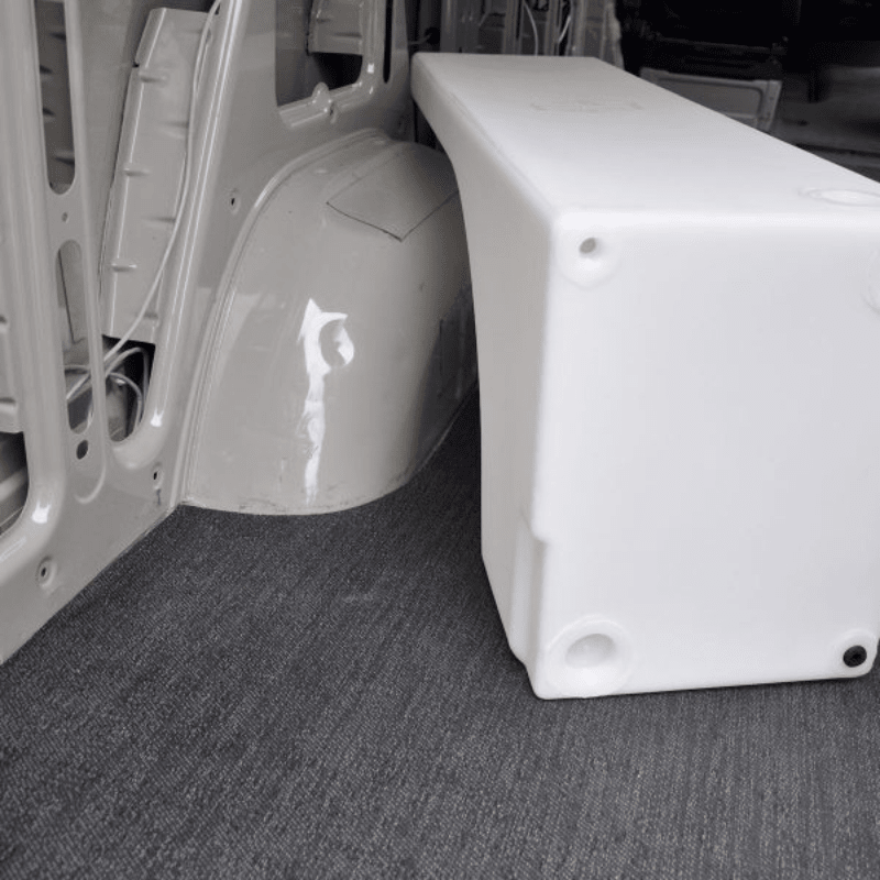 NW Conversions 20-Gallon Wheel Well Water Tank - Left (SP-L-20) - Out There Vans