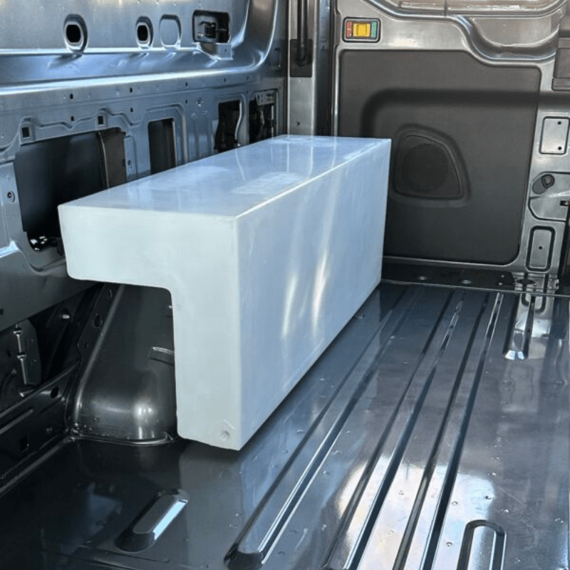 NW Conversions 24-Gallon Transit Wheel Well Water Tank - Right (TR-R-24) - Out There Vans