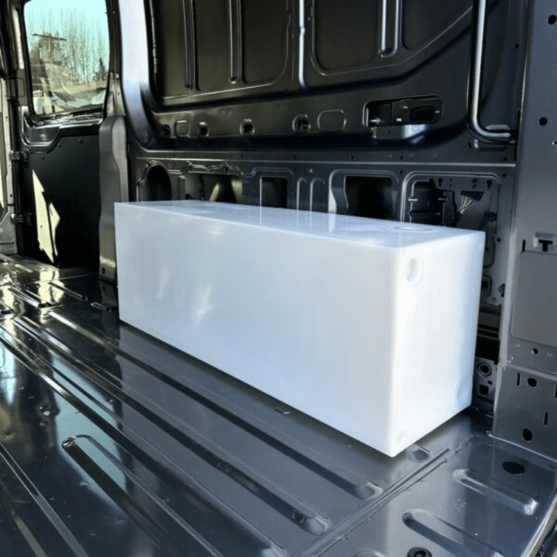 NW Conversions 24-Gallon Transit Wheel Well Water Tank - Right (TR-R-24) - Out There Vans