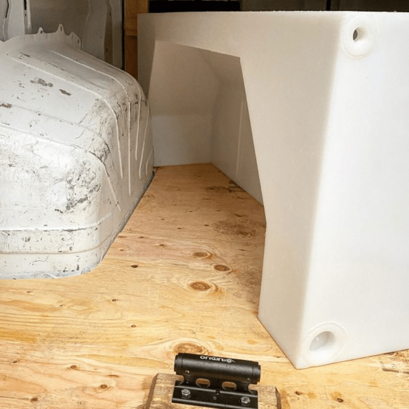 NW Conversions 28-Gallon ProMaster Wheel Well Water Tank - Center (PM-C-28) - Out There Vans