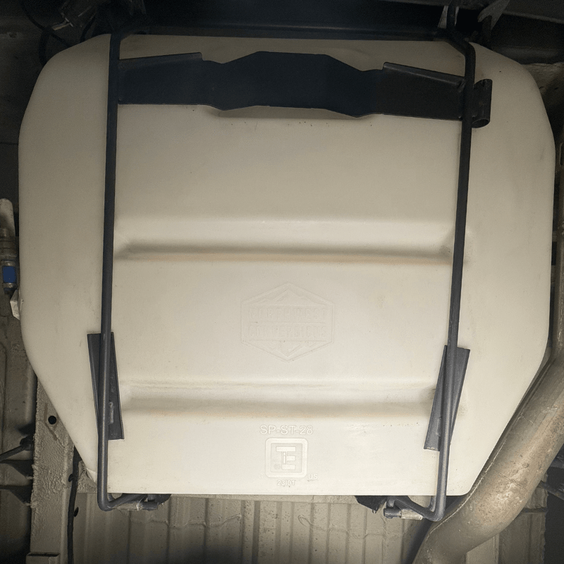 NW Conversions 28-Gallon Sprinter Spare Tire Water Tank (SP-ST-28) - Out There Vans