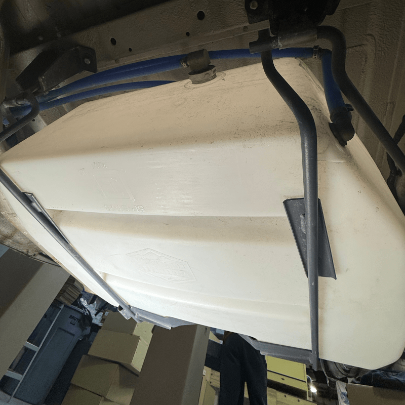 NW Conversions 28-Gallon Sprinter Spare Tire Water Tank (SP-ST-28) - Out There Vans