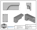 NW Conversions 33-Gallon Sprinter Wheel Well Water Tank - Right (SP-R-33) - Out There Vans